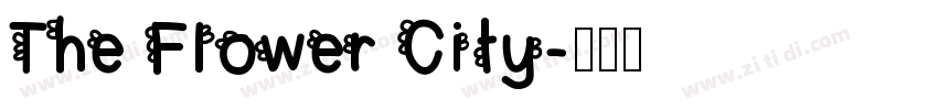 The Flower City字体转换